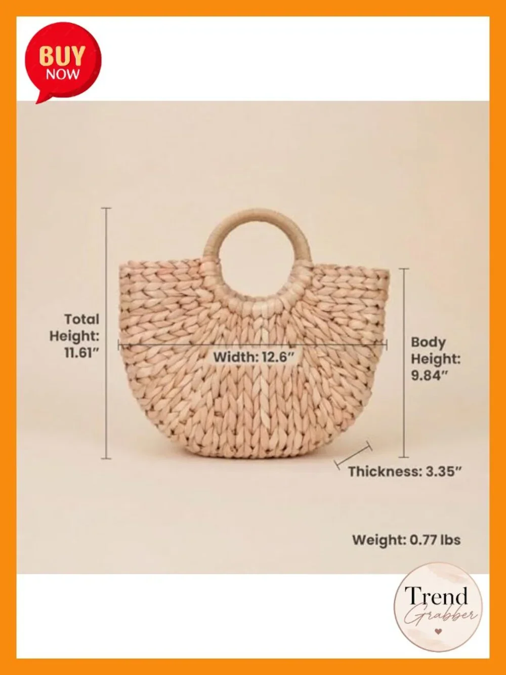 Handwoven Corn Husk Straw Bag Lightweight Boho Beach Purse Drawstring Clutch